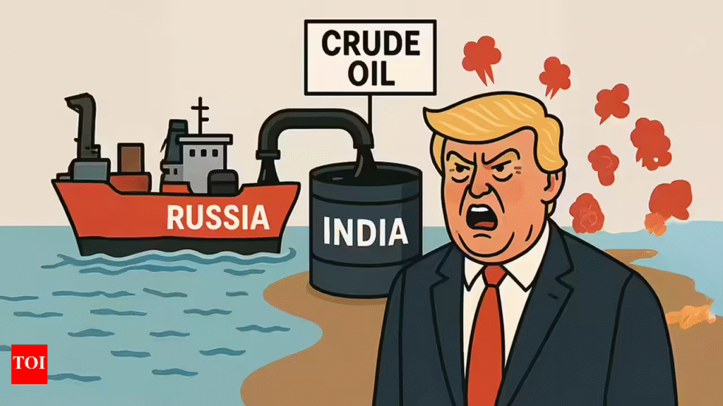 India Russia Oil Tariff Conflict: Trump’s Latest Trade Ultimatum
Why Trump’s Russia Oil Tariff Threat Jars U.S.–India Ties
Caught in the Crossfire: Russia Oil, India, and Trump’s Tariff Storm
Is India’s Russian Oil Habit Risking U.S. Sanction Fallout?
Trump vs India: Oil Imports, Trade Barriers & Global Betwixt