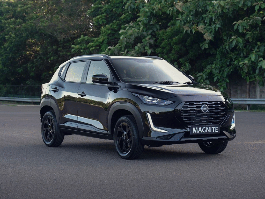 Nissan Magnite Kuro Edition Review: Style-Packed SUV Under ₹11 Lakh
Is the 2025 Magnite Kuro Worth It? Price, Features, Safety & Verdict
All‑Black Boldness: Inside the Magnite Kuro Special Edition
Magnite Kuro 2025 Launch: Price, Specs & Why It Matters to India
Nissan’s Kuro Comeback: What the Magnite Kuro Brings to the Table