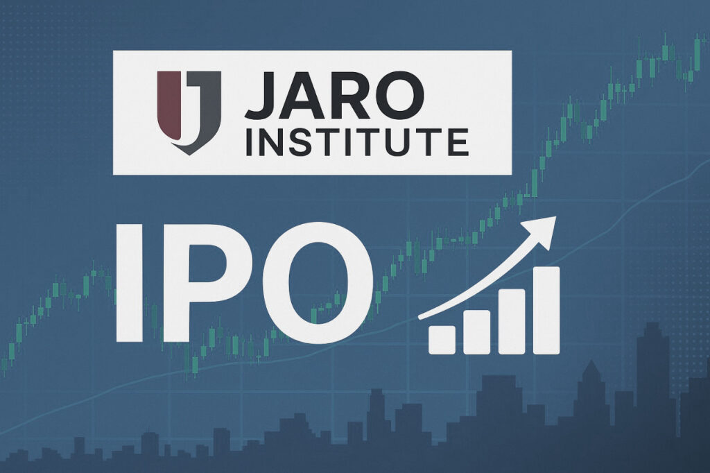 “Jaro Institute IPO 2025: Will the 12% Listing Pop Hold Up?”
“Jaro Education IPO — GMP, Subscription & Risk Breakdown You Can’t Miss”
“Grey Market Hype or Hidden Gem? Deep Dive into Jaro Institute IPO”
“From 0.87× to 1.95×: The Wild Ride of Jaro Institute IPO”
“Should You Subscribe to Jaro IPO? Expert Take & Strategy Guide”