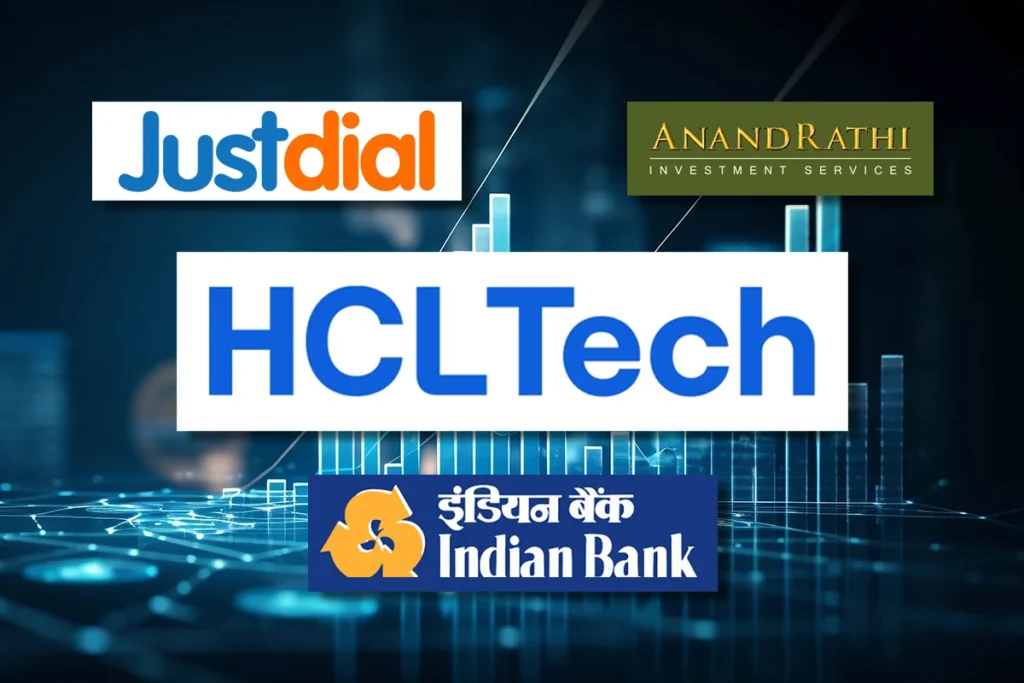 Q2 Results LIVE: HCLTech, Anand Rathi, Just Dial, Indian Bank Among Companies To Report Earnings